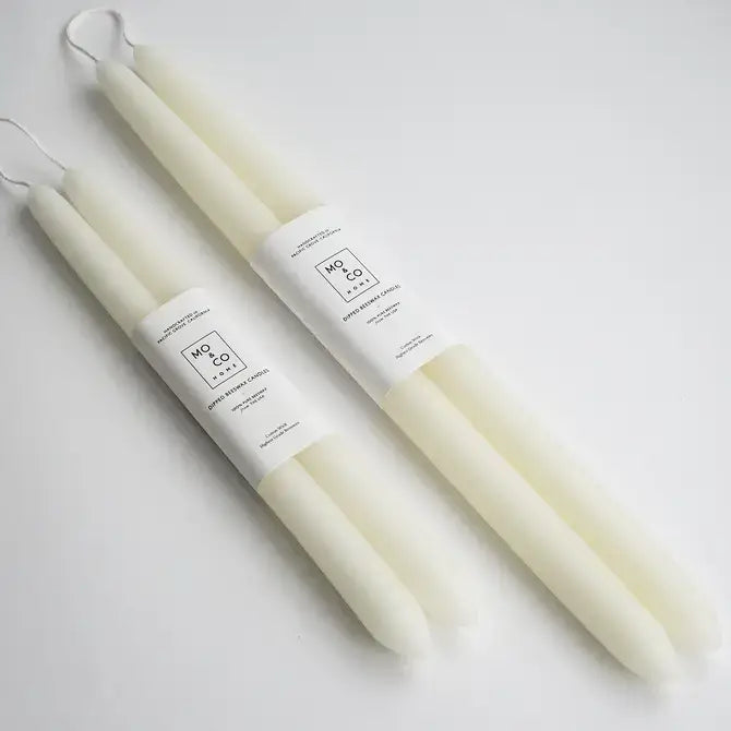 Beeswax Dipped Taper Candles