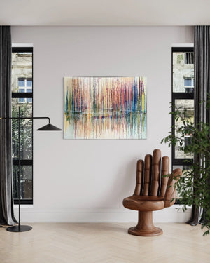 Paint Outside The Lines - Modern Painting - Pop Of Modern
