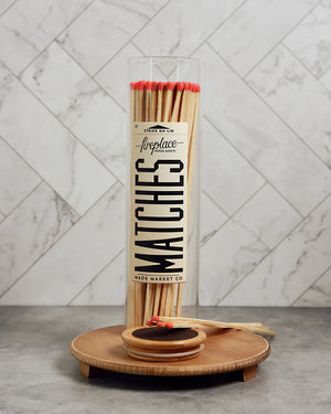Large Apothecary Fireplace Matches Made Market Co. Pop Of Modern