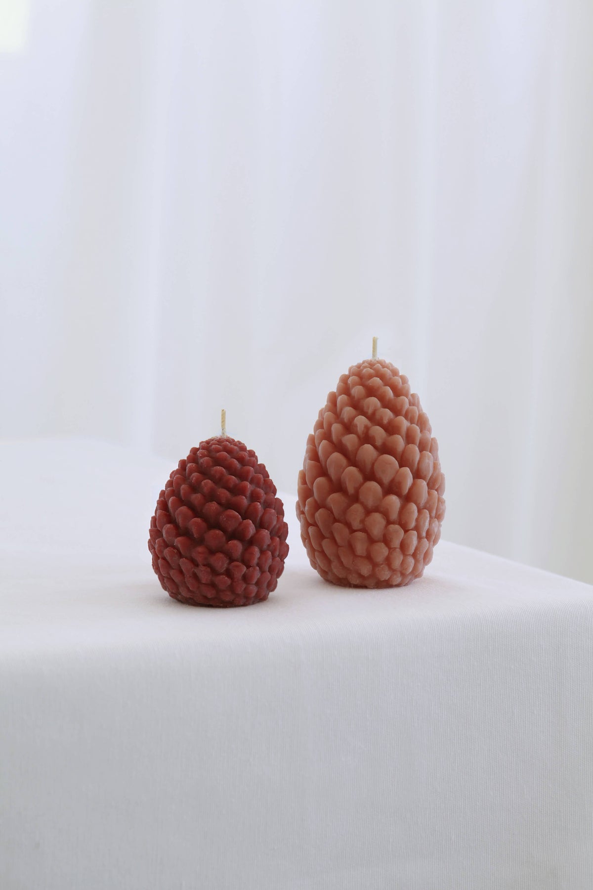 Beeswax Pine Cones Candle