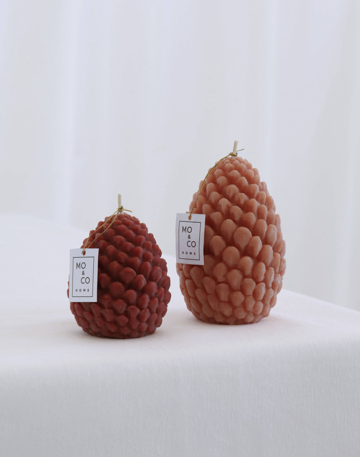 Beeswax Pine Cones Candle