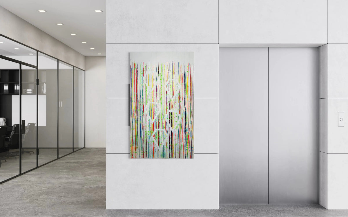 Diamonds - Modern Painting - Pop Of Modern