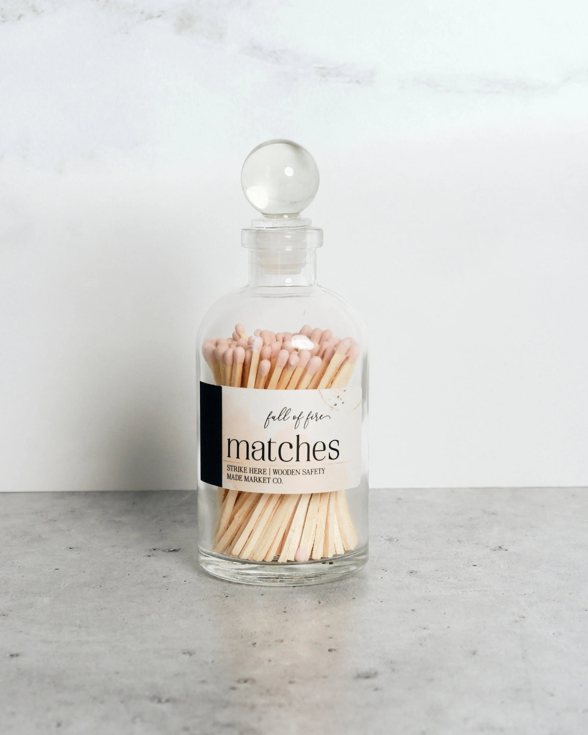 Matches Light Pink  Full of Fire Matches - Pop of Modern