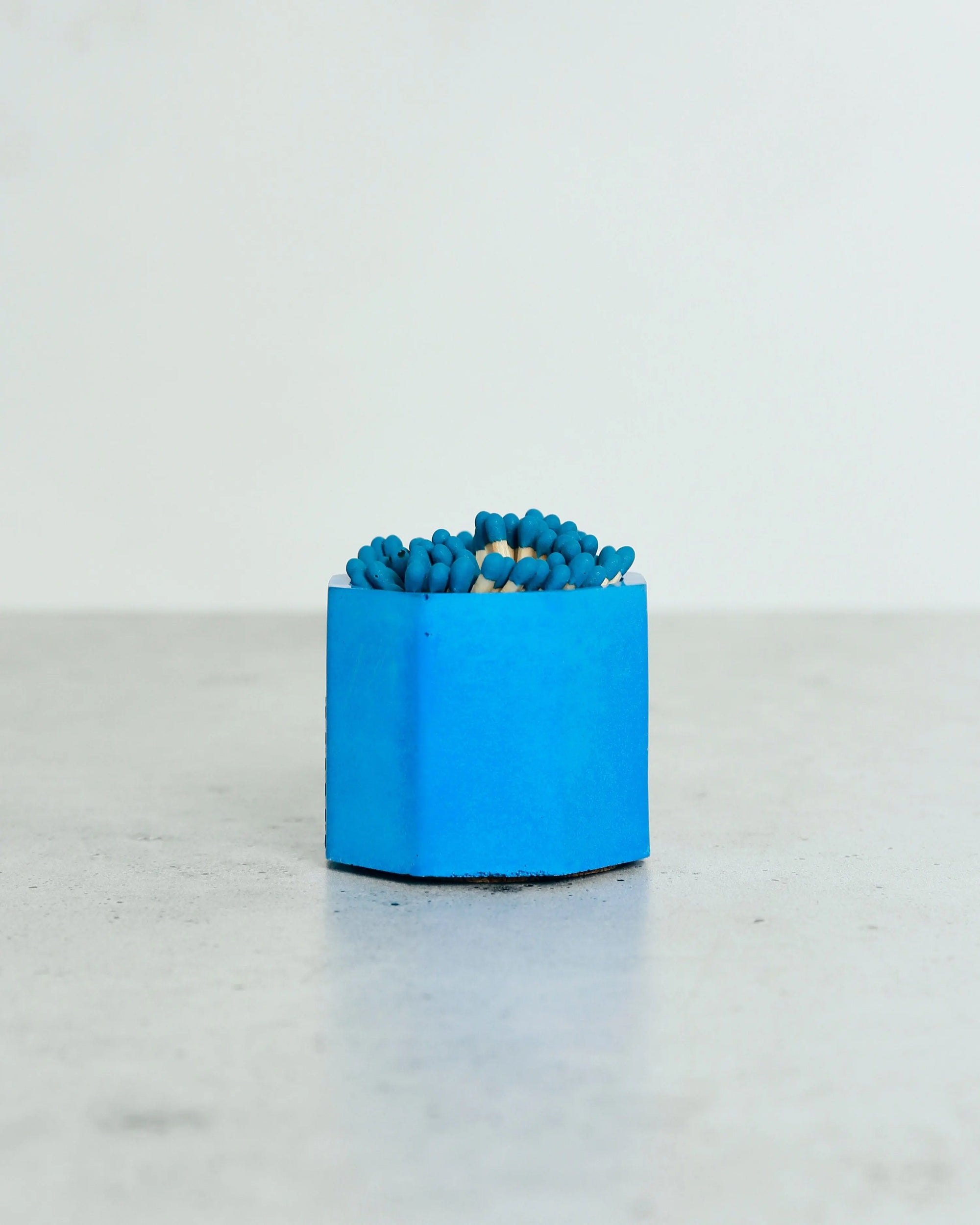 Matches Cobalt Match Stick Holder - Pop of Modern