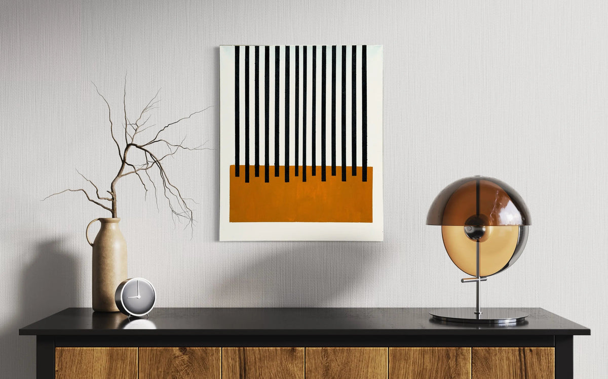 Mid century Lines - Modern Art Pop Of Modern