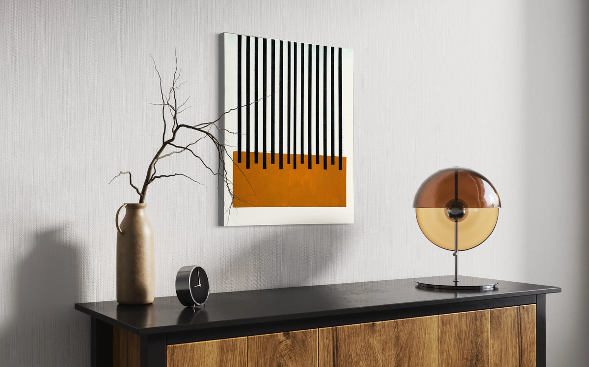 Mid century Lines - Modern Art Pop Of Modern