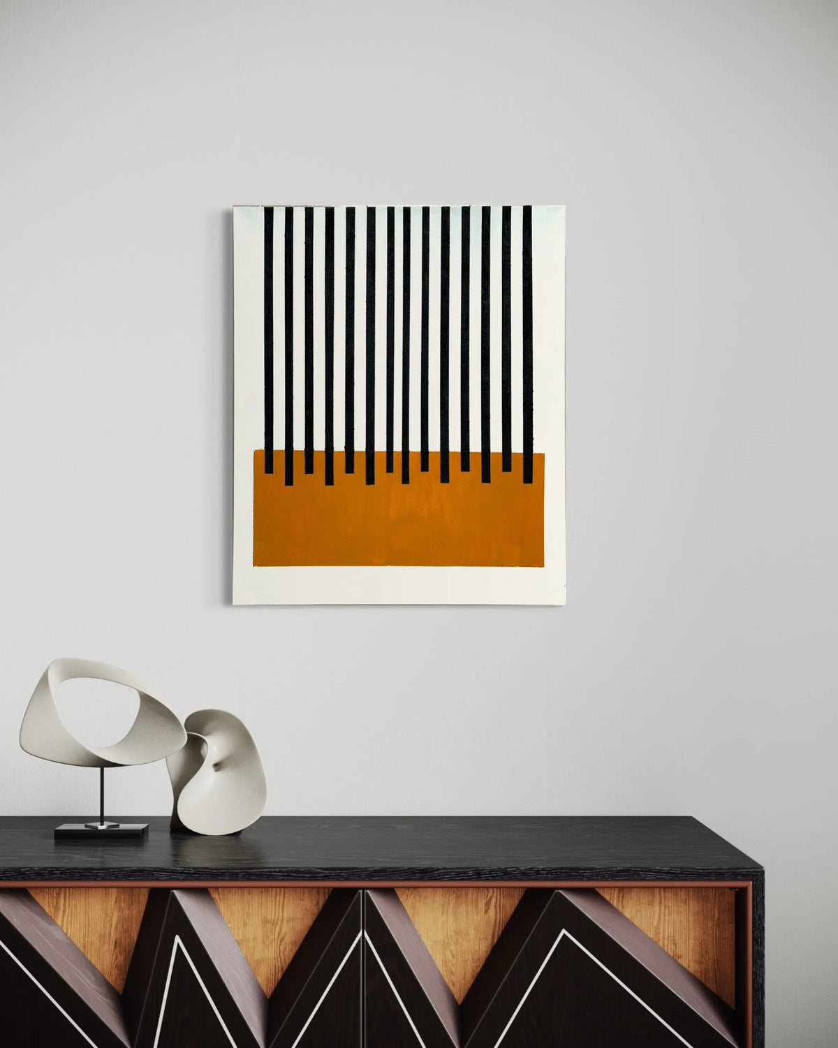 Mid century Lines - Modern Art Pop Of Modern