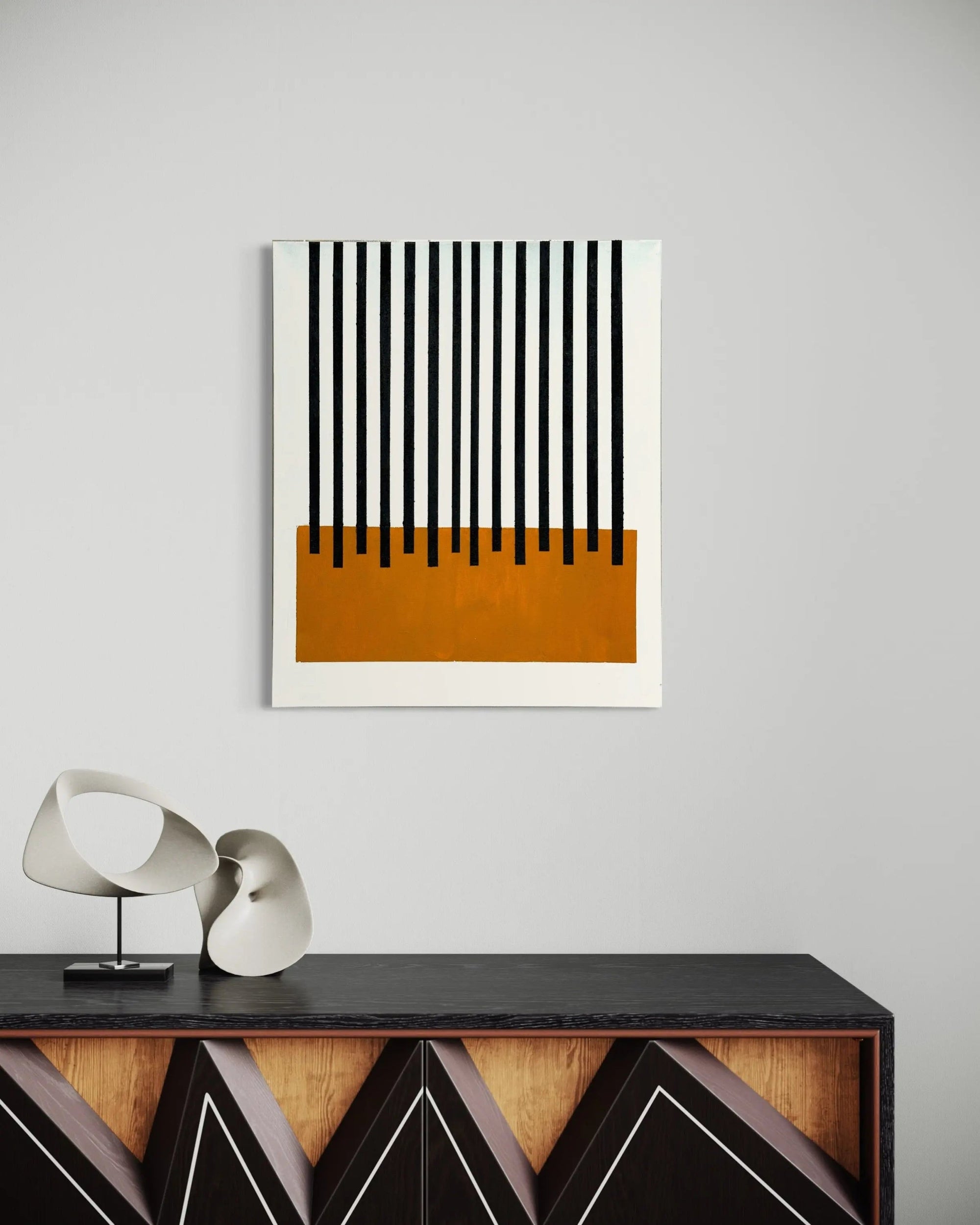 Mid century Lines - Modern Art Pop Of Modern