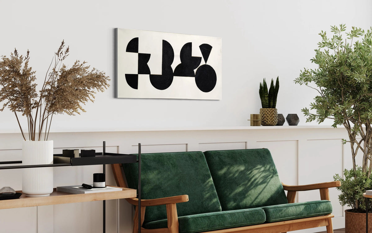 Mid Century Modern Circles - Modern Art Painting - Pop Of Modern Painting