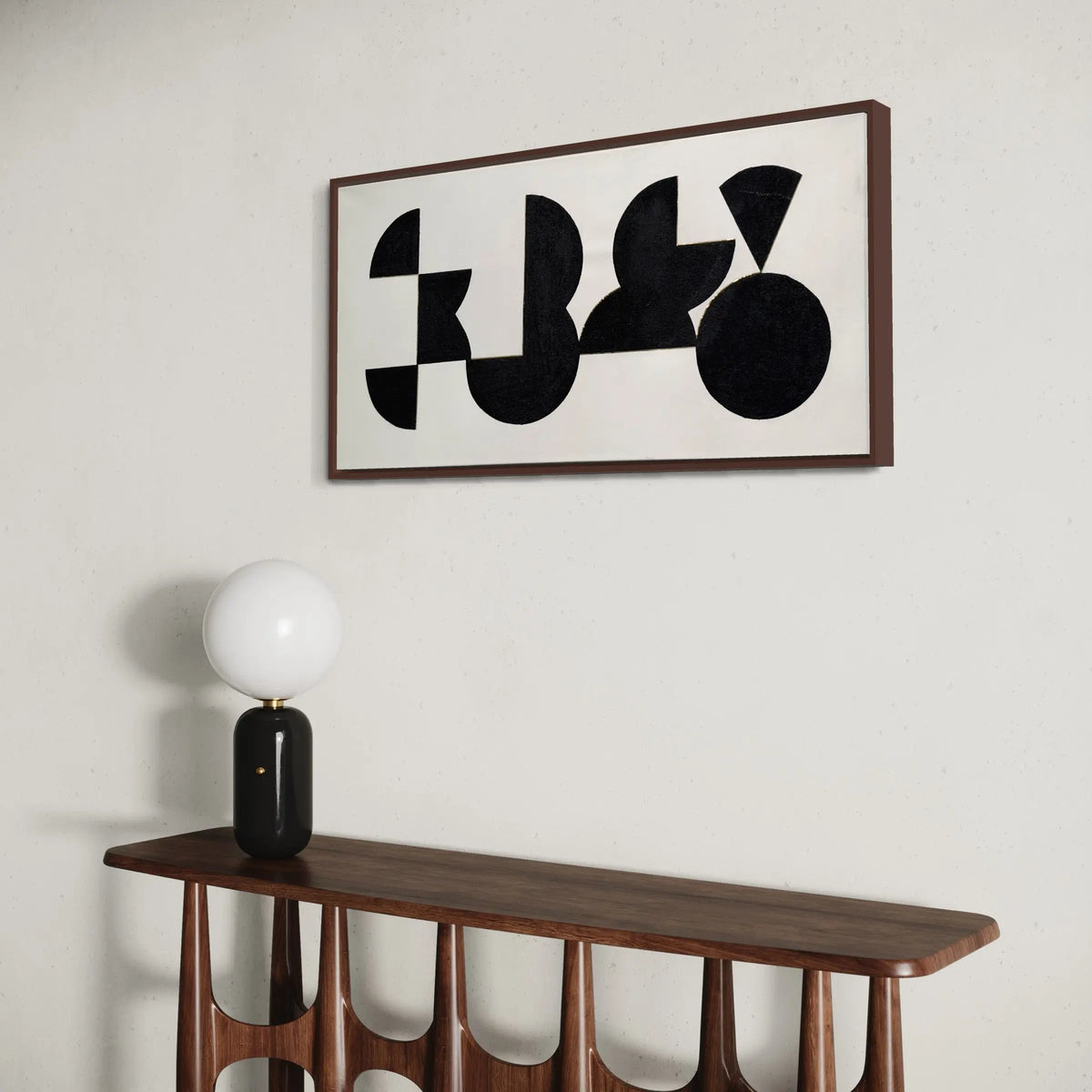 Mid Century Modern Circles - Modern Art Painting - Pop Of Modern Painting