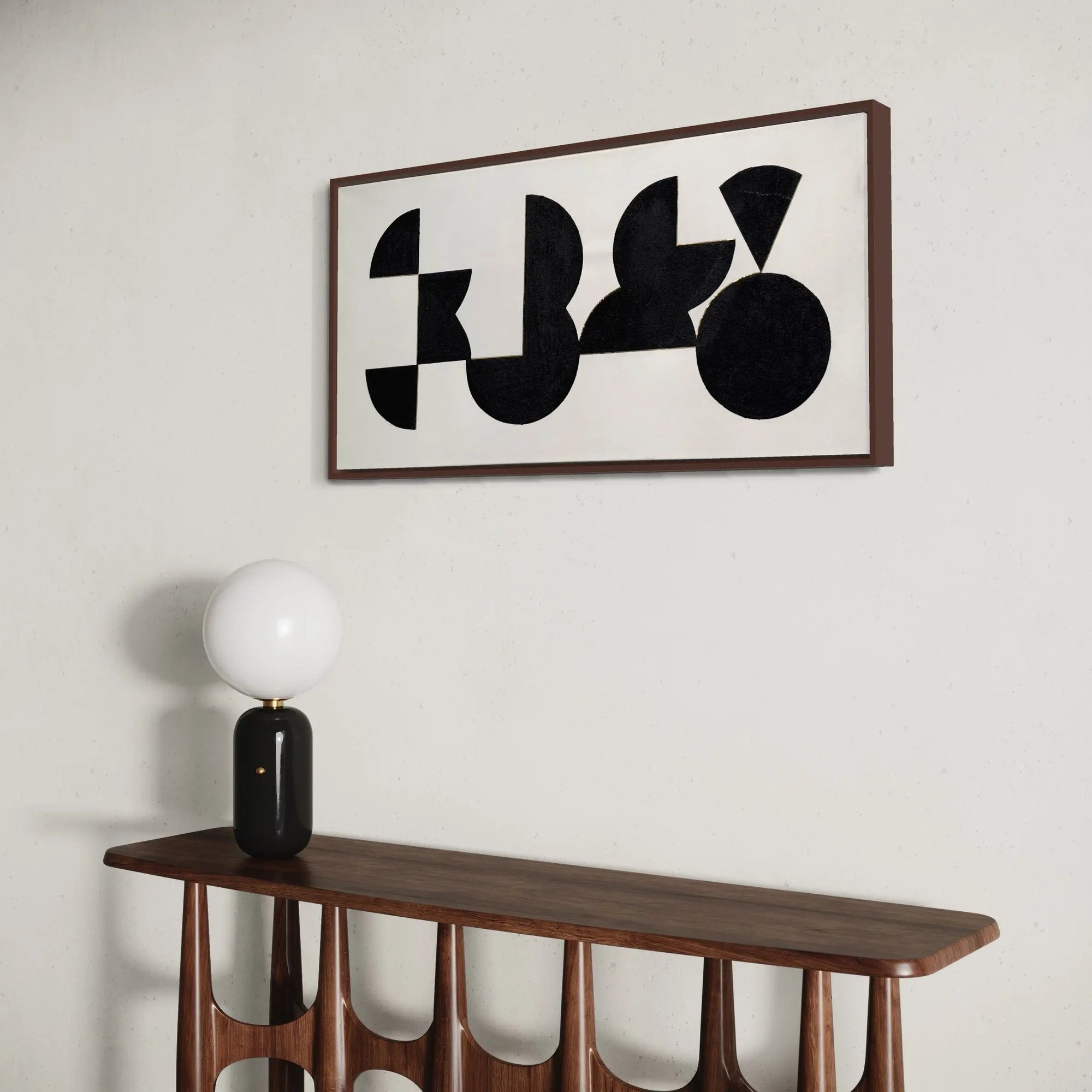 Mid Century Modern Circles - Modern Art Painting - Pop Of Modern Painting