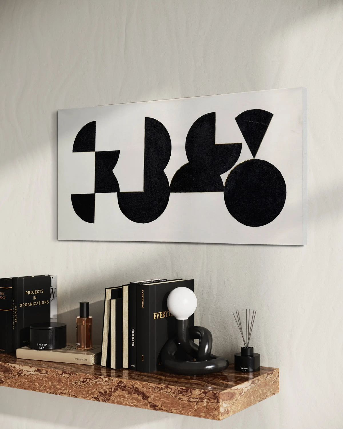 Mid Century Modern Circles - Modern Art Painting - Pop Of Modern Painting