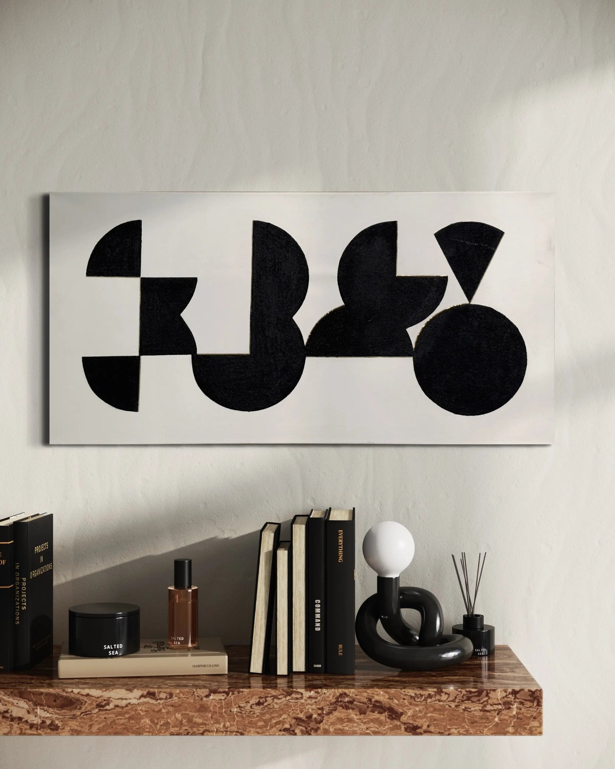 Mid Century Modern Circles - Modern Art Painting - Pop Of Modern Painting