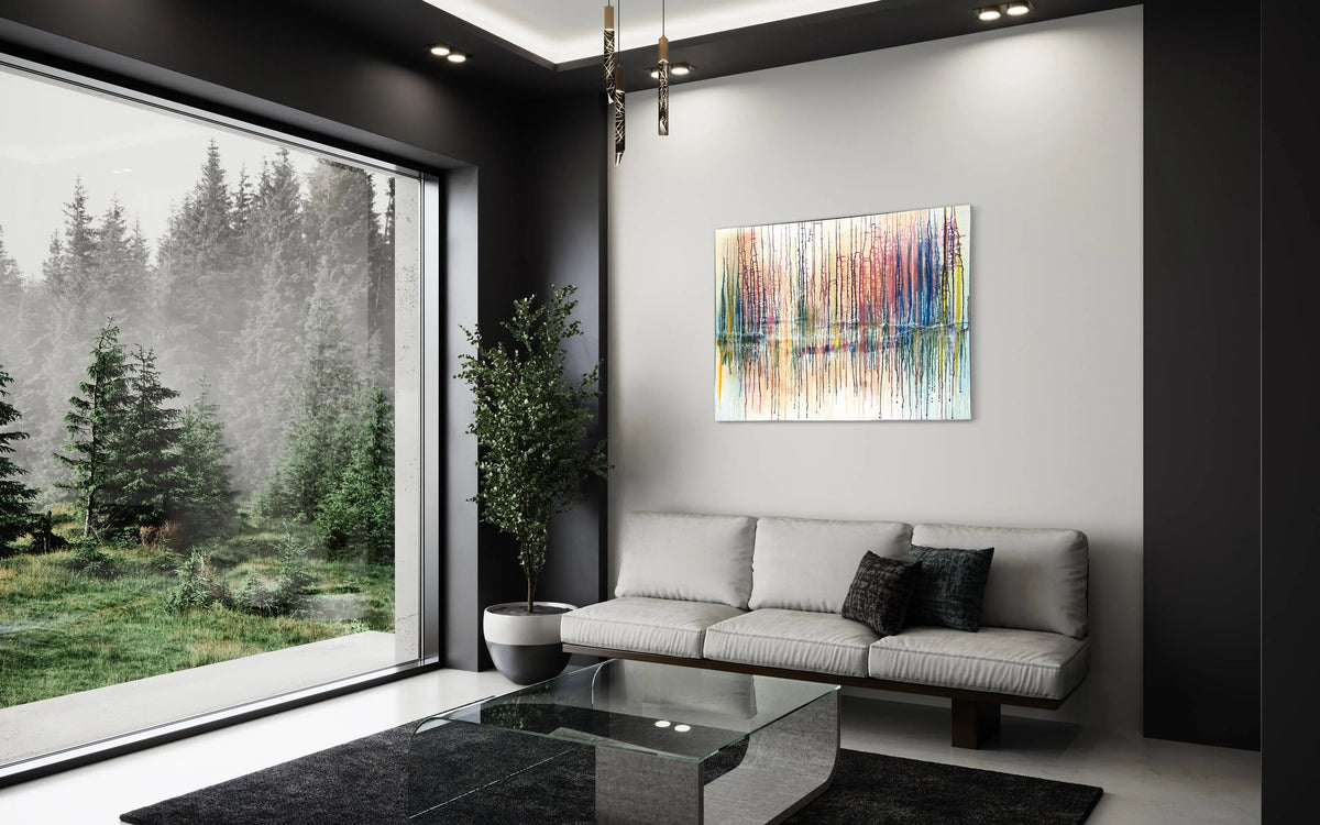 Paint Outside The Lines - Modern Painting - Pop Of Modern