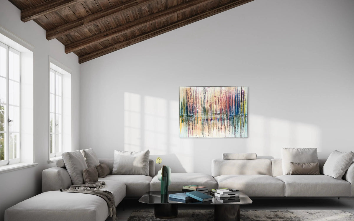 Paint Outside The Lines - Modern Painting - Pop Of Modern