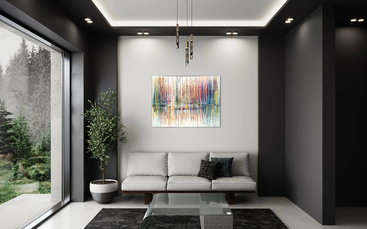 Paint Outside The Lines - Modern Painting - Pop Of Modern