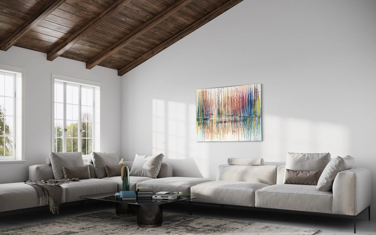 Paint Outside The Lines - Modern Painting - Pop Of Modern