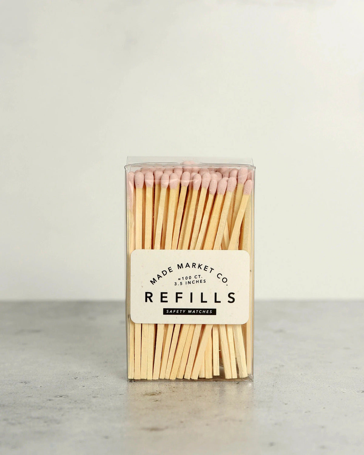 Refills of Light Pink Wooden Full of Fire Matches - Pop Of Modern