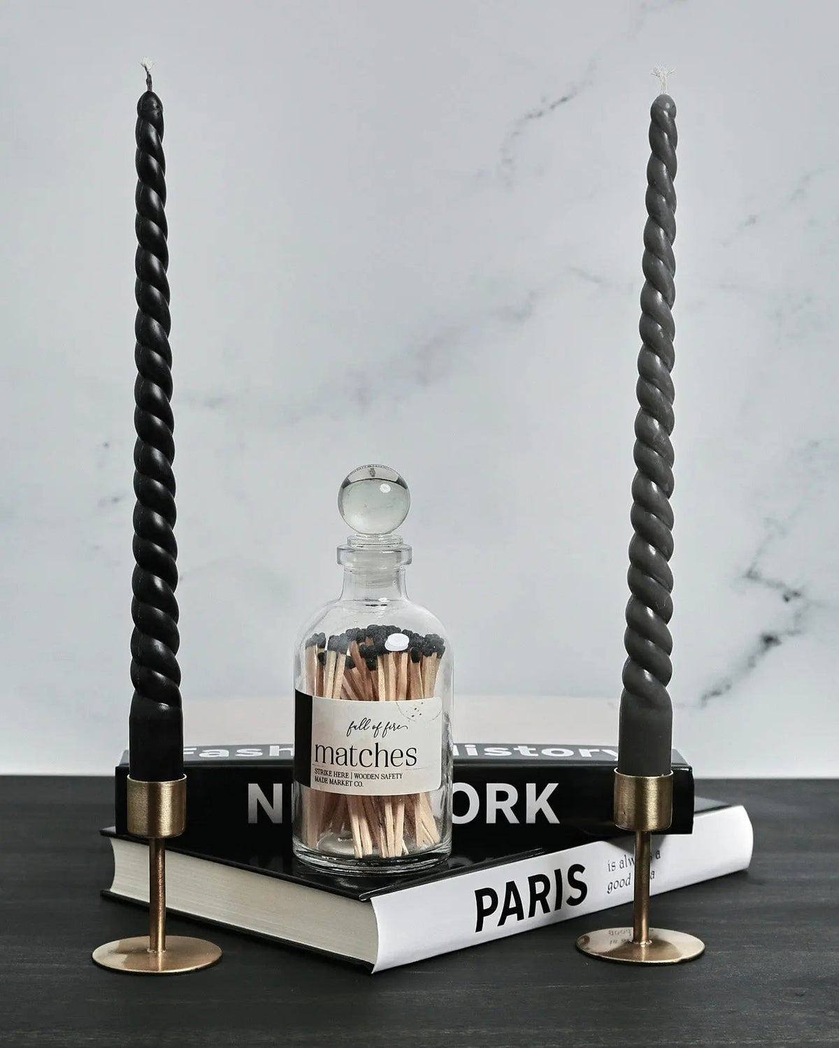 Candle Holders Anit, Antique brass Candle Holder - | Pop of Modern