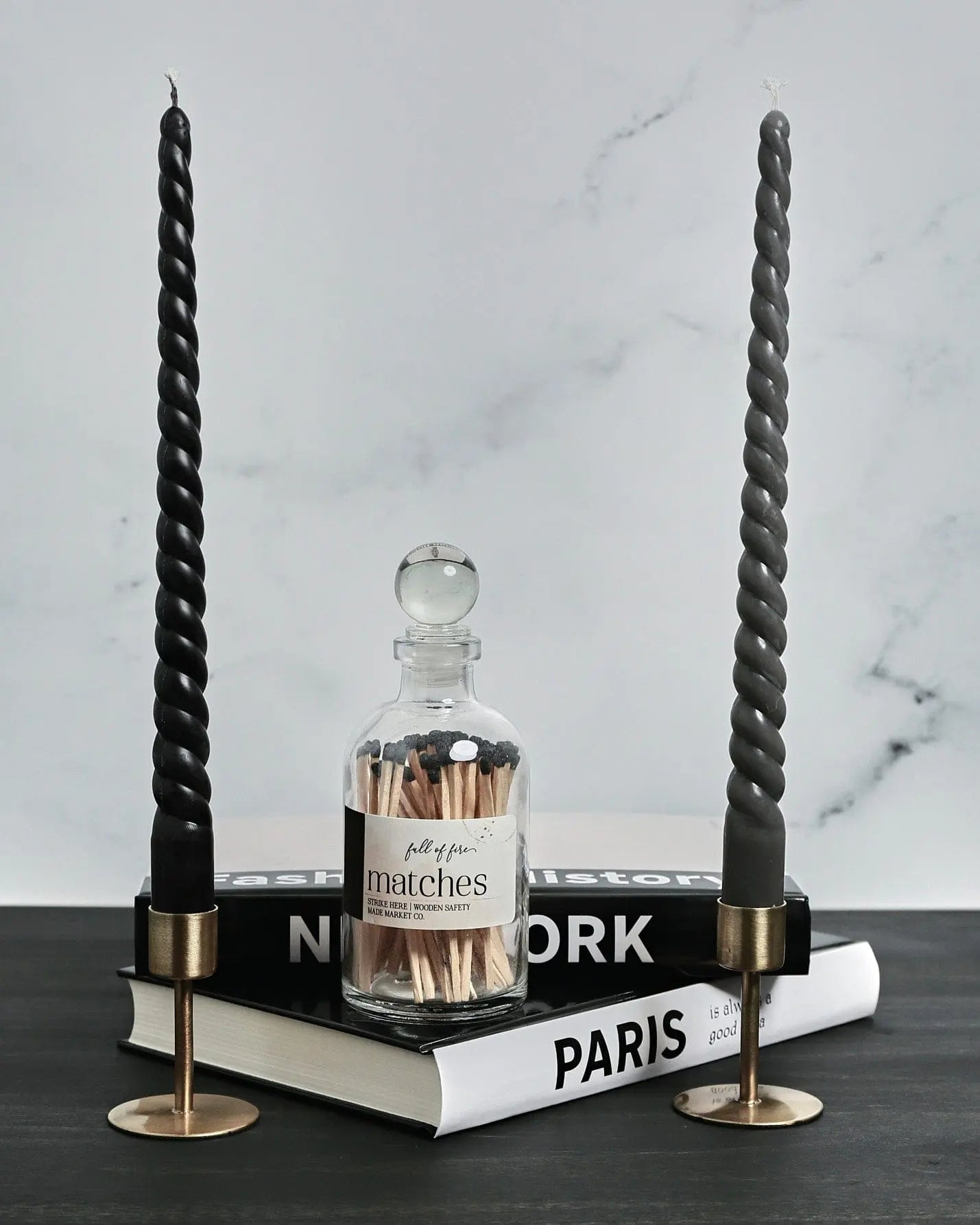 Candle Holders Anit, Antique brass Candle Holder - | Pop of Modern