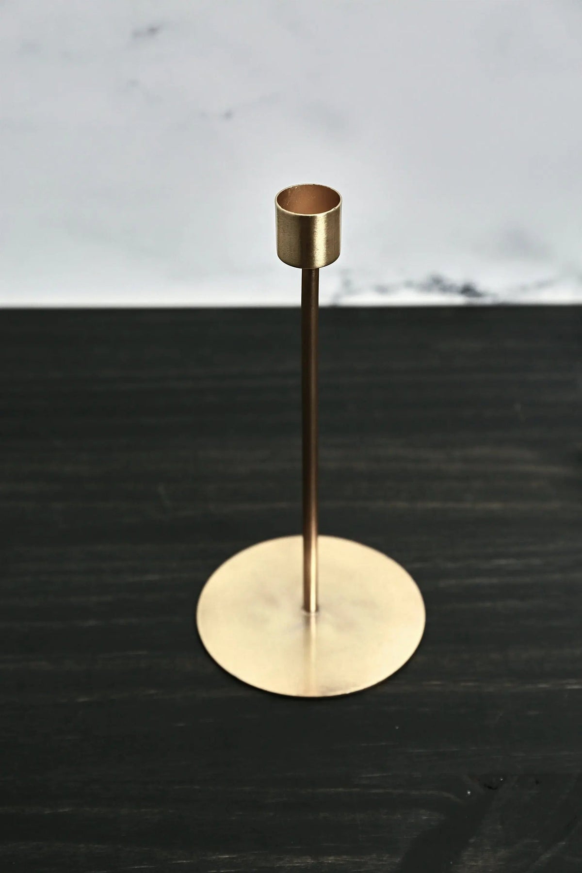 Candle Holders Anit, Antique brass Candle Holder 7.87&quot;- | Pop of Modern