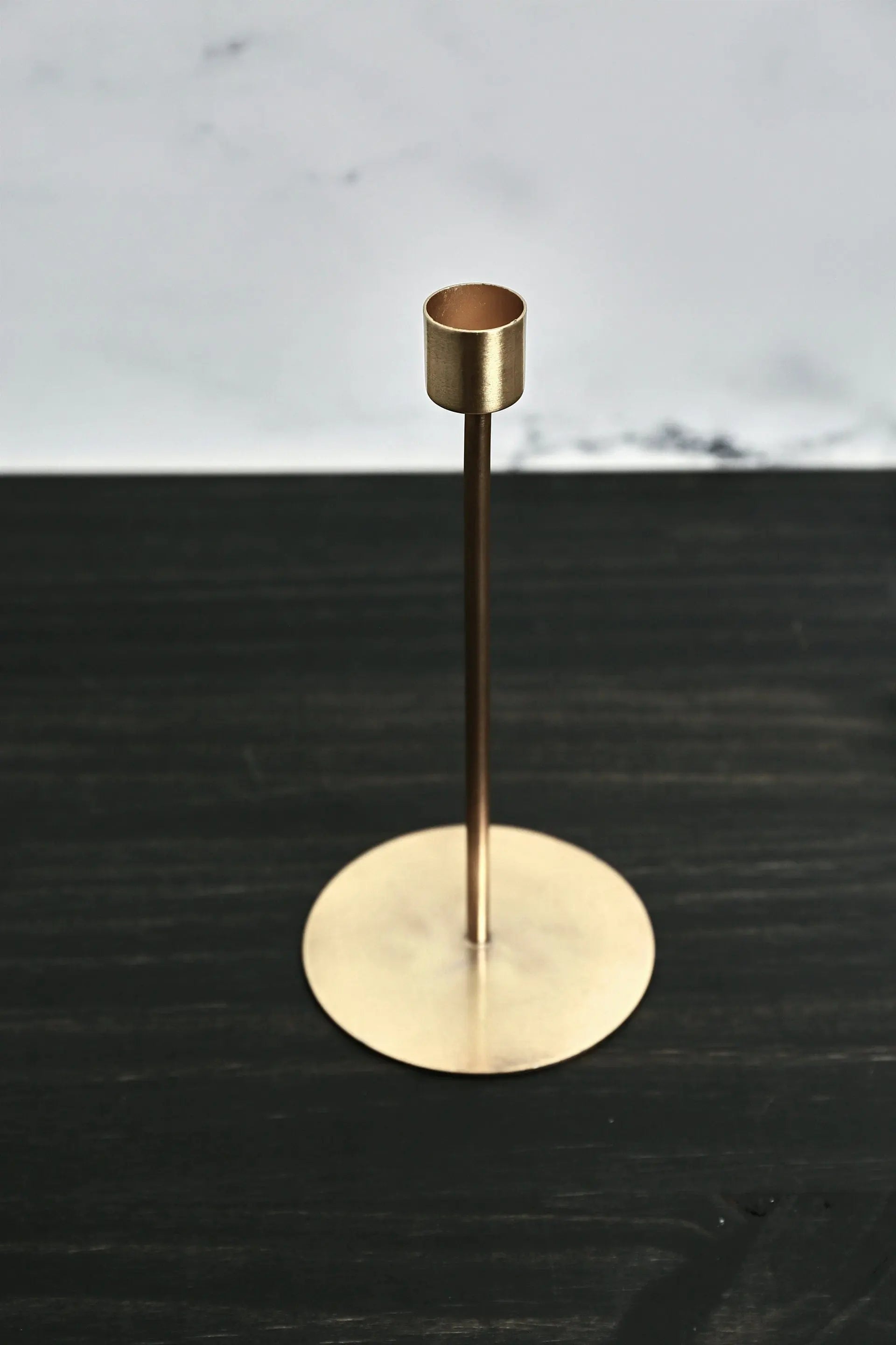 Candle Holders Anit, Antique brass Candle Holder 7.87"- | Pop of Modern