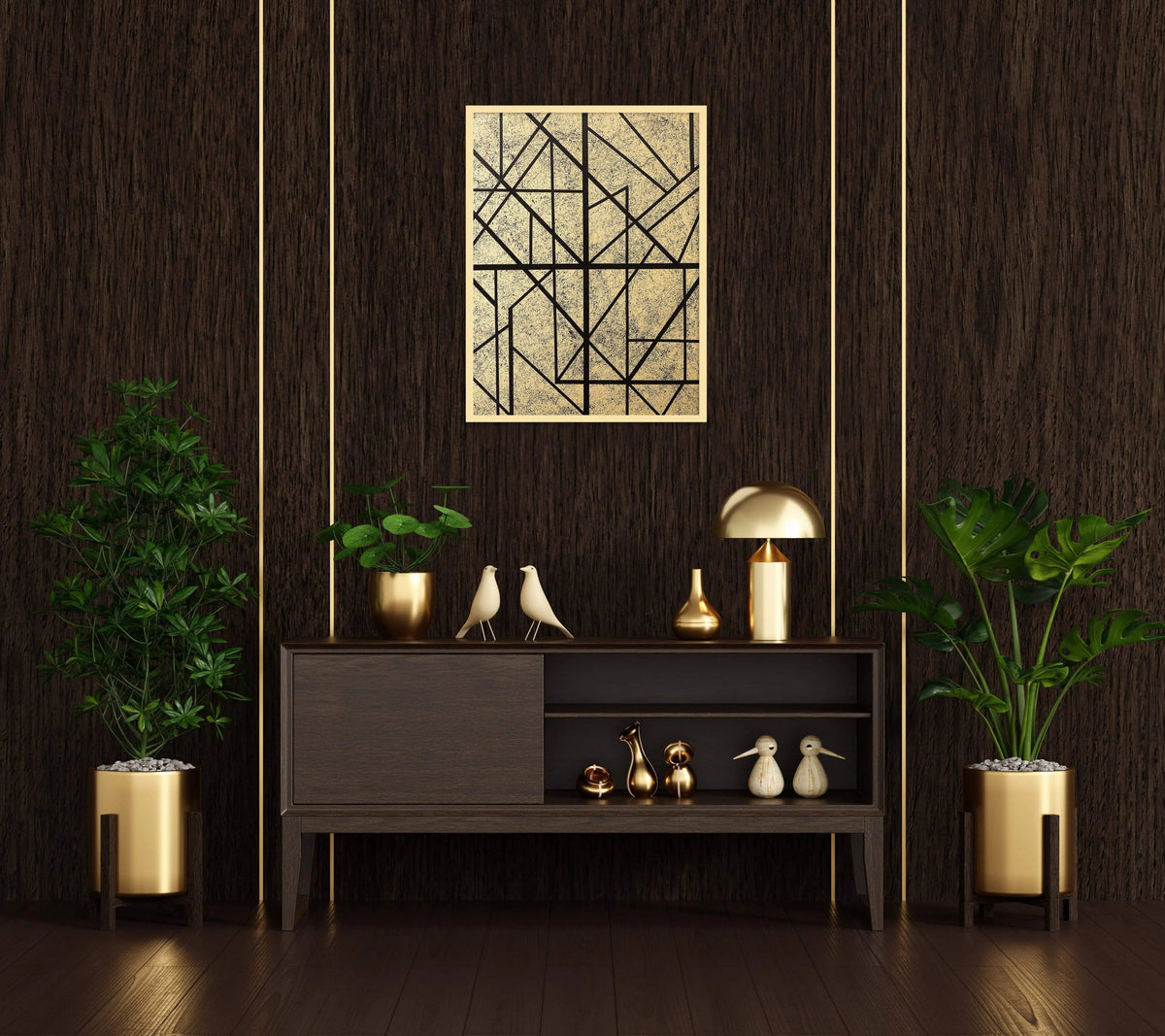 Pop of Modern painting The Gilded Maze