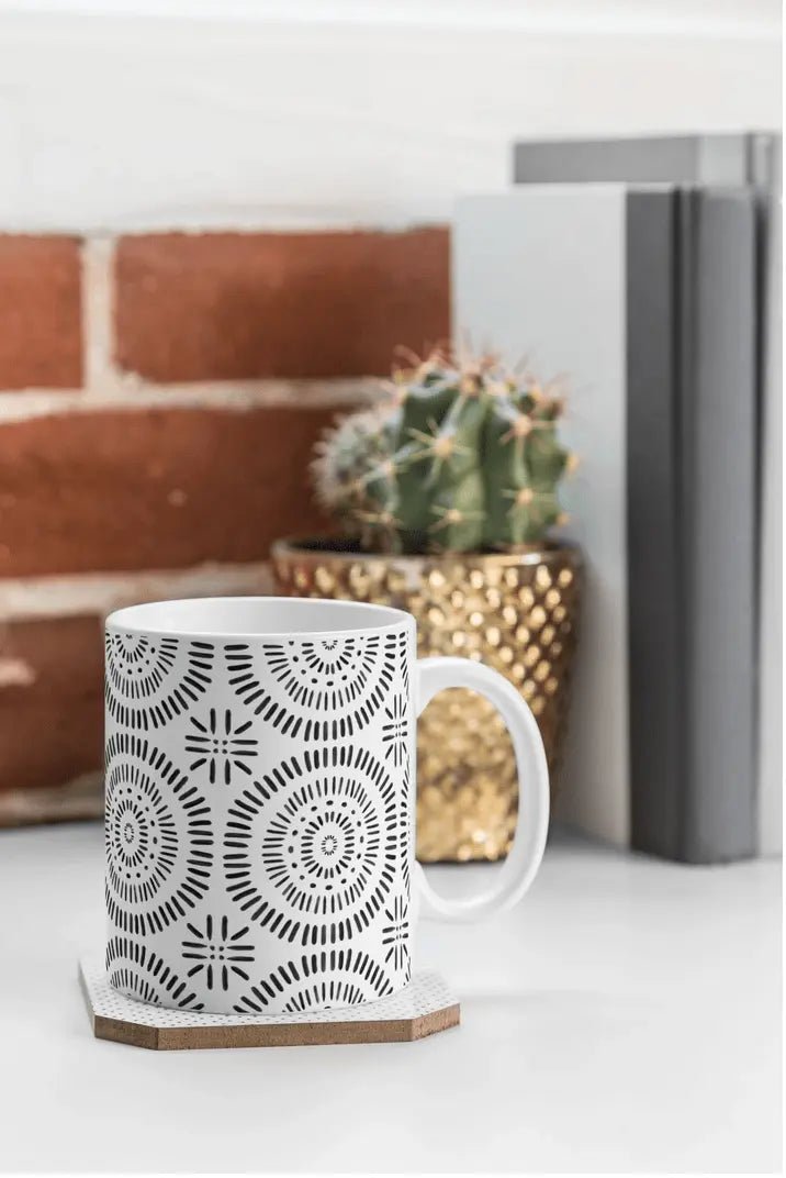 Coffee Mugs Tribal Theme Coffee Mug - POP OF MODERN