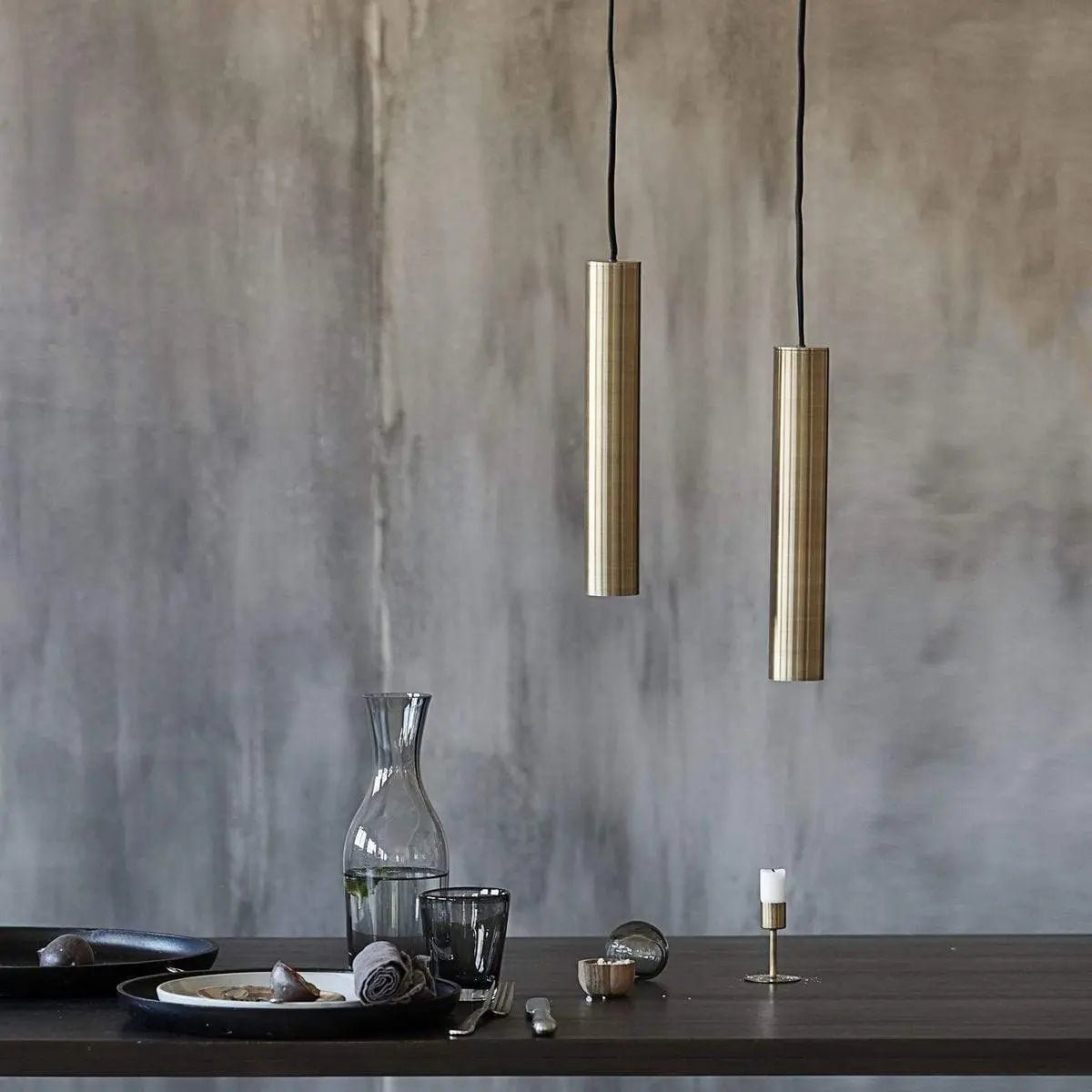 Society of Lifestyle Pendant Lighting Brass Pin Light Fixture (Large)