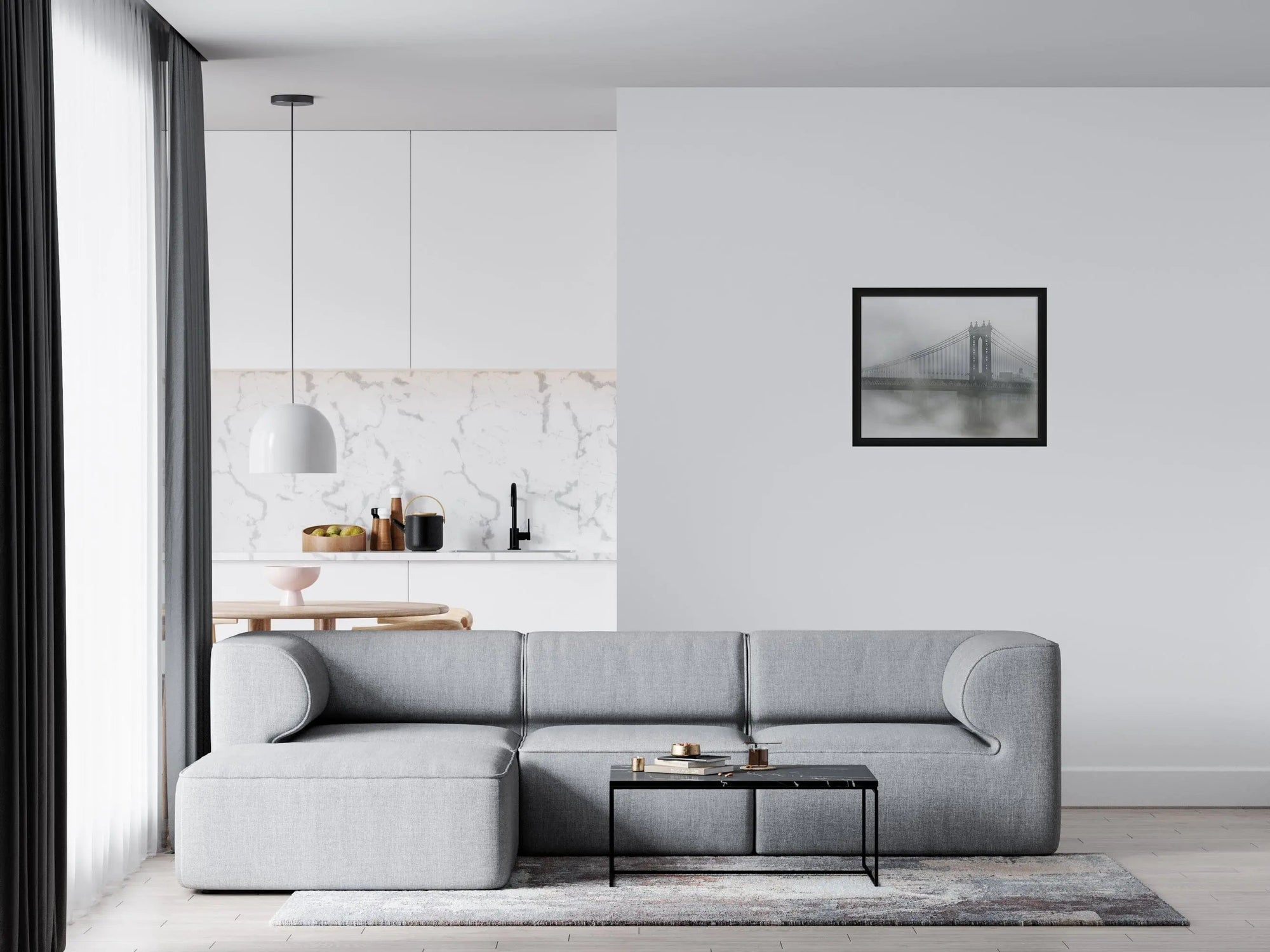 prints Pathway 18'' x 20'' Framed Wall Art - Pop of Modern