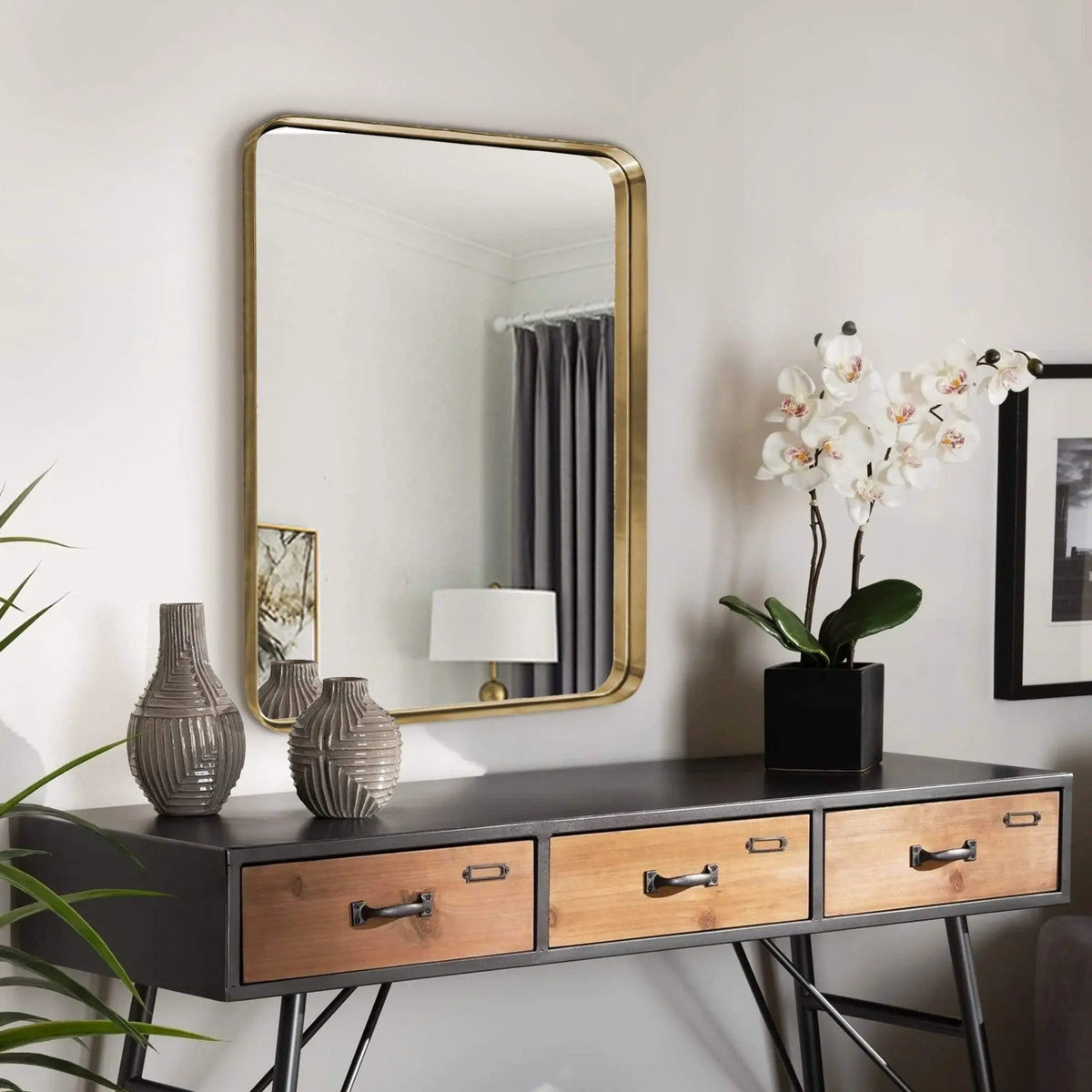 Wall Charmers Mirrow Gold (Bathroom) Mirror