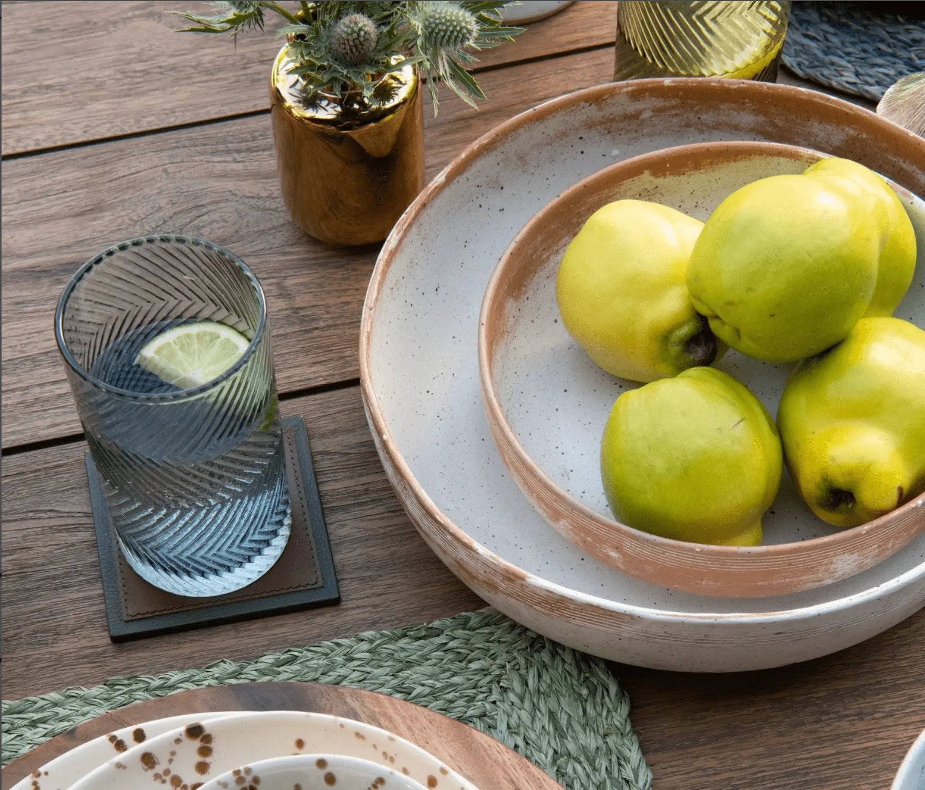 Glassware Finley Light Gray Highball Glassware - Pop of Modern