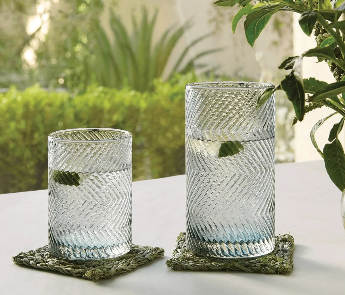 Glassware Finley Light Gray Tumbler Glassware - Pop of Modern