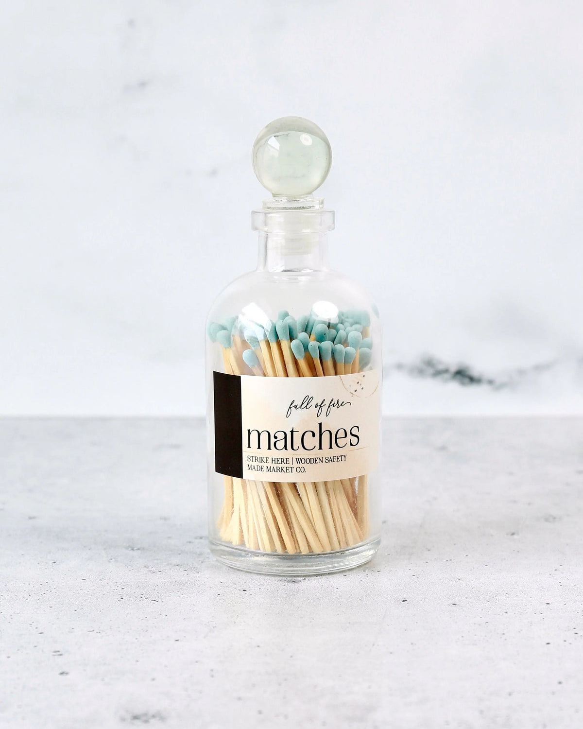 Matches Powder Blue  Full of Fire Matches - Pop of Modern