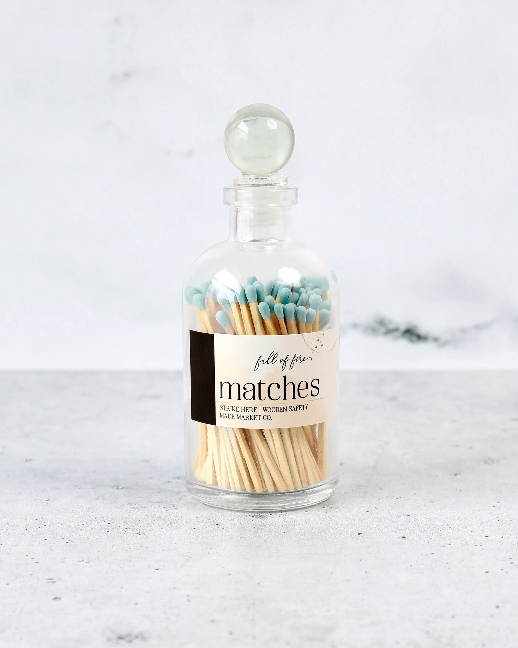 Matches Powder Blue  Full of Fire Matches - Pop of Modern