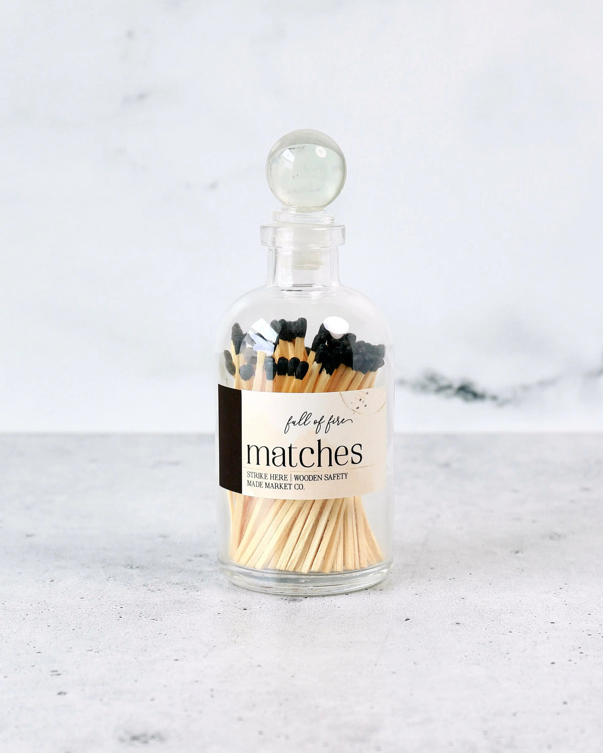 Matches Black  Full of Fire Matches - Pop of Modern