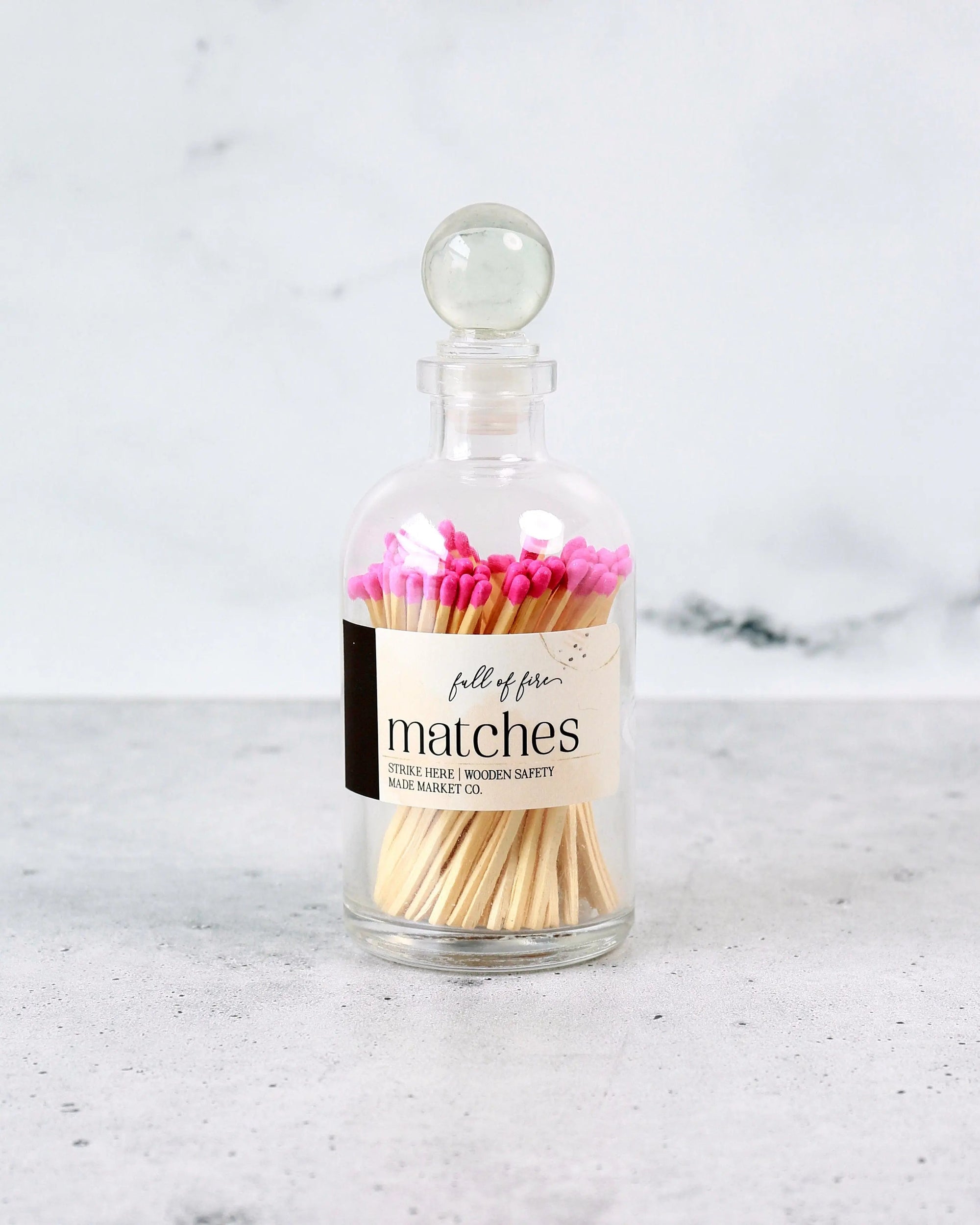 Matches Hot Pink  Full of Fire Matches - Pop of Modern