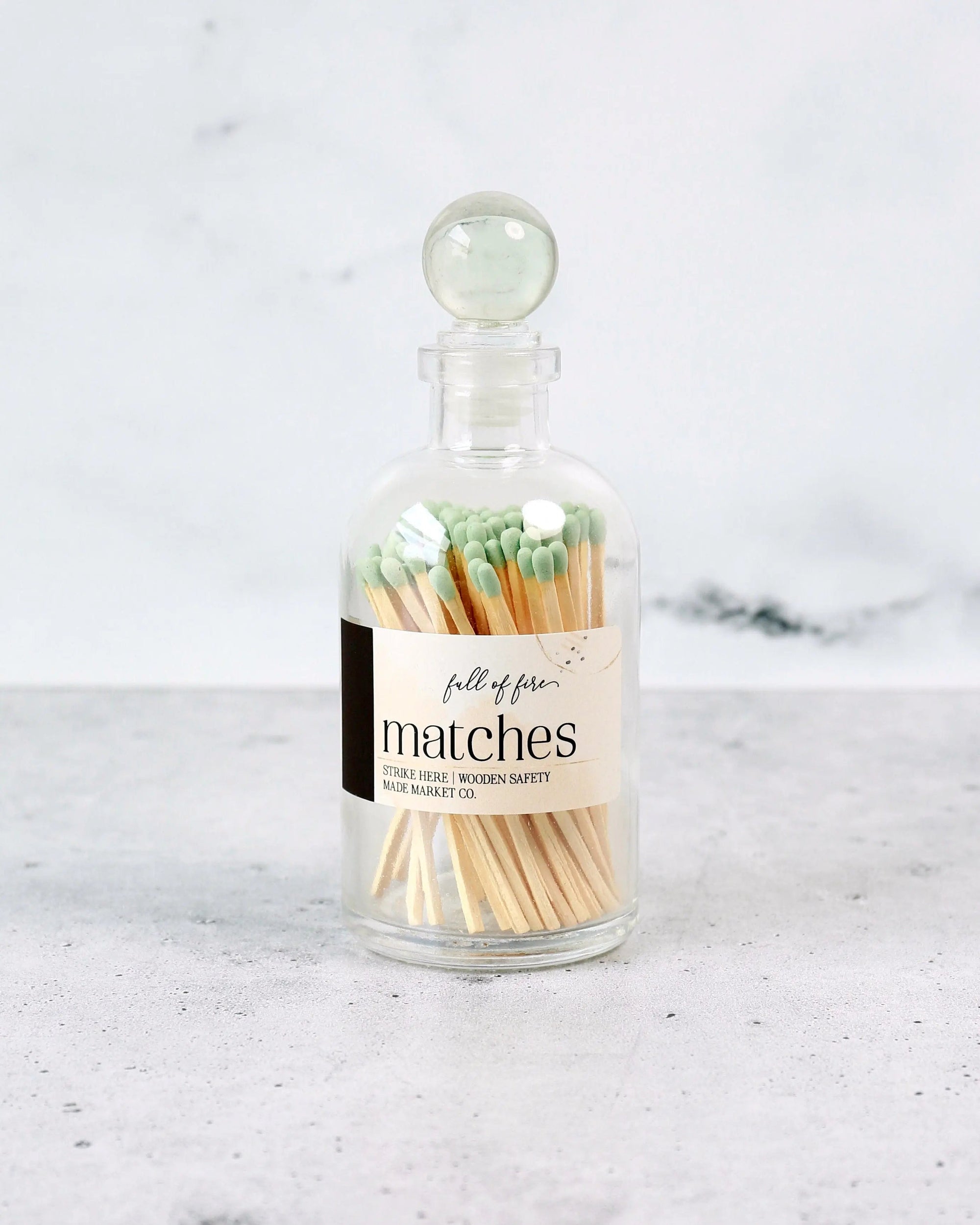 Matches Mint Green  Full of Fire Matches - Pop of Modern