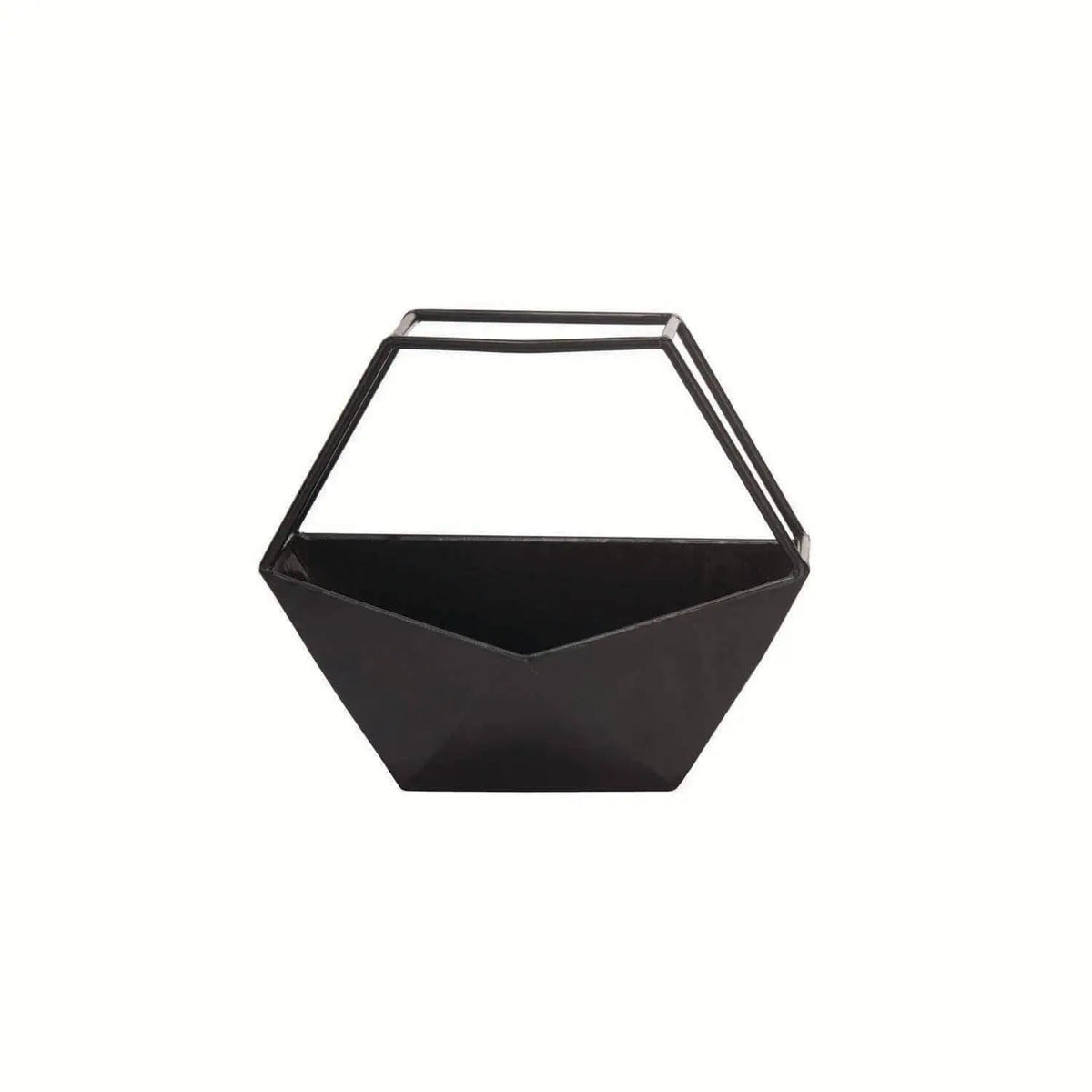 Foreside Home &amp; Garden planter Geo Conservatory Planter (Black)