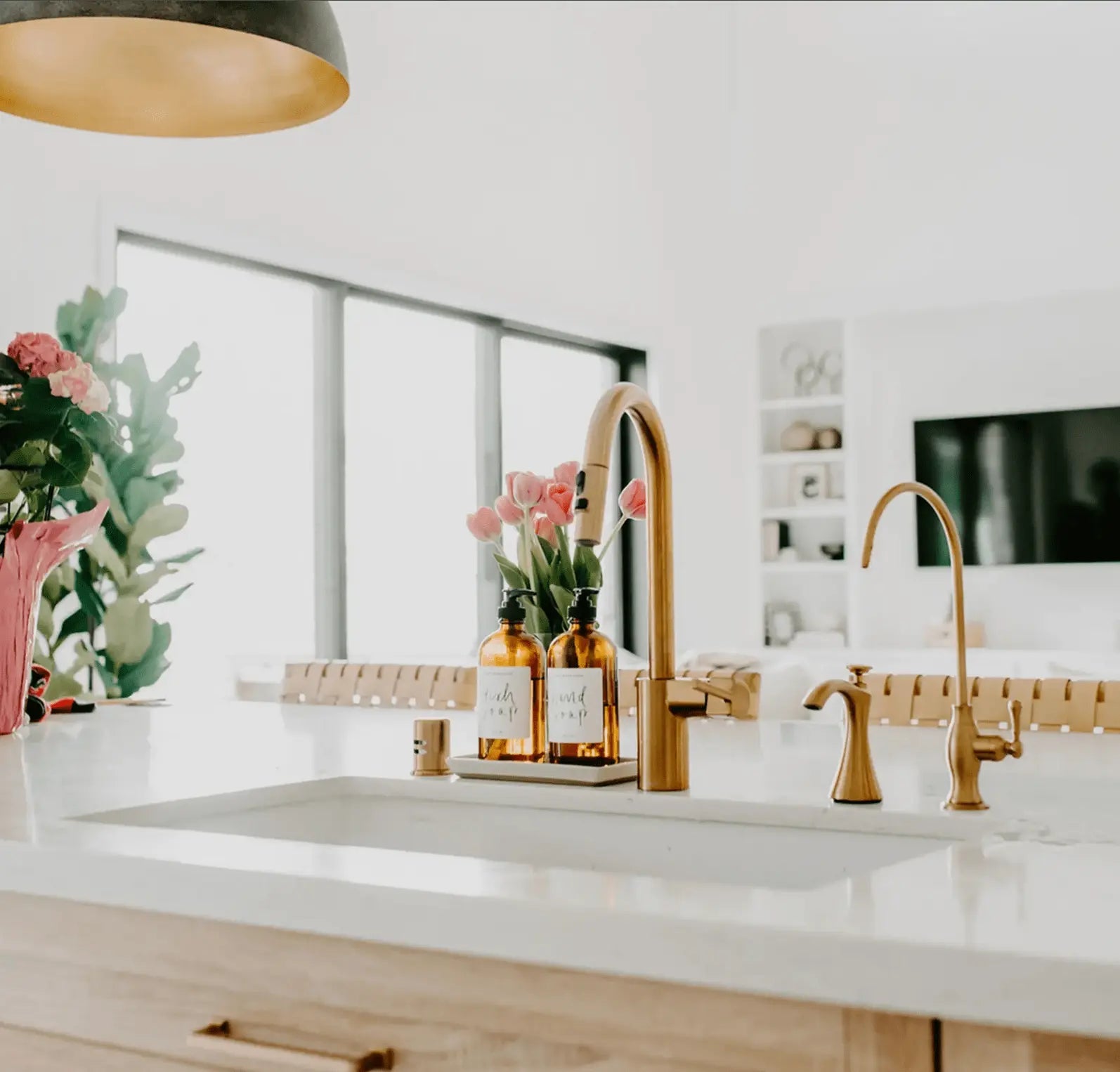 Soap & Lotion Dispensers 16oz Glass Dish Soap Dispenser - Pop of Modern