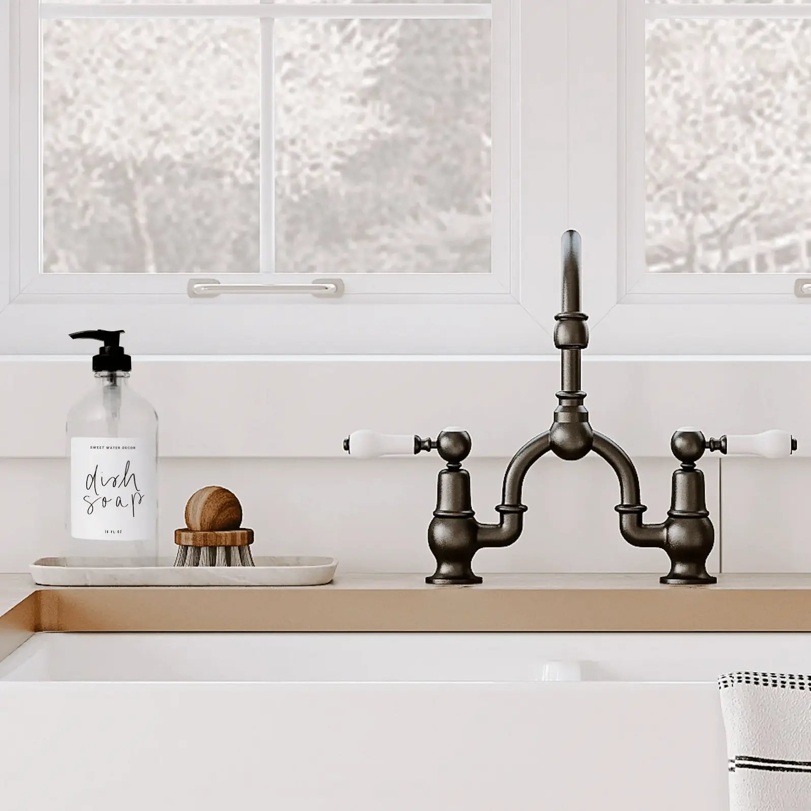 Soap & Lotion Dispensers 16oz Glass Dish Soap Dispenser - Pop of Modern