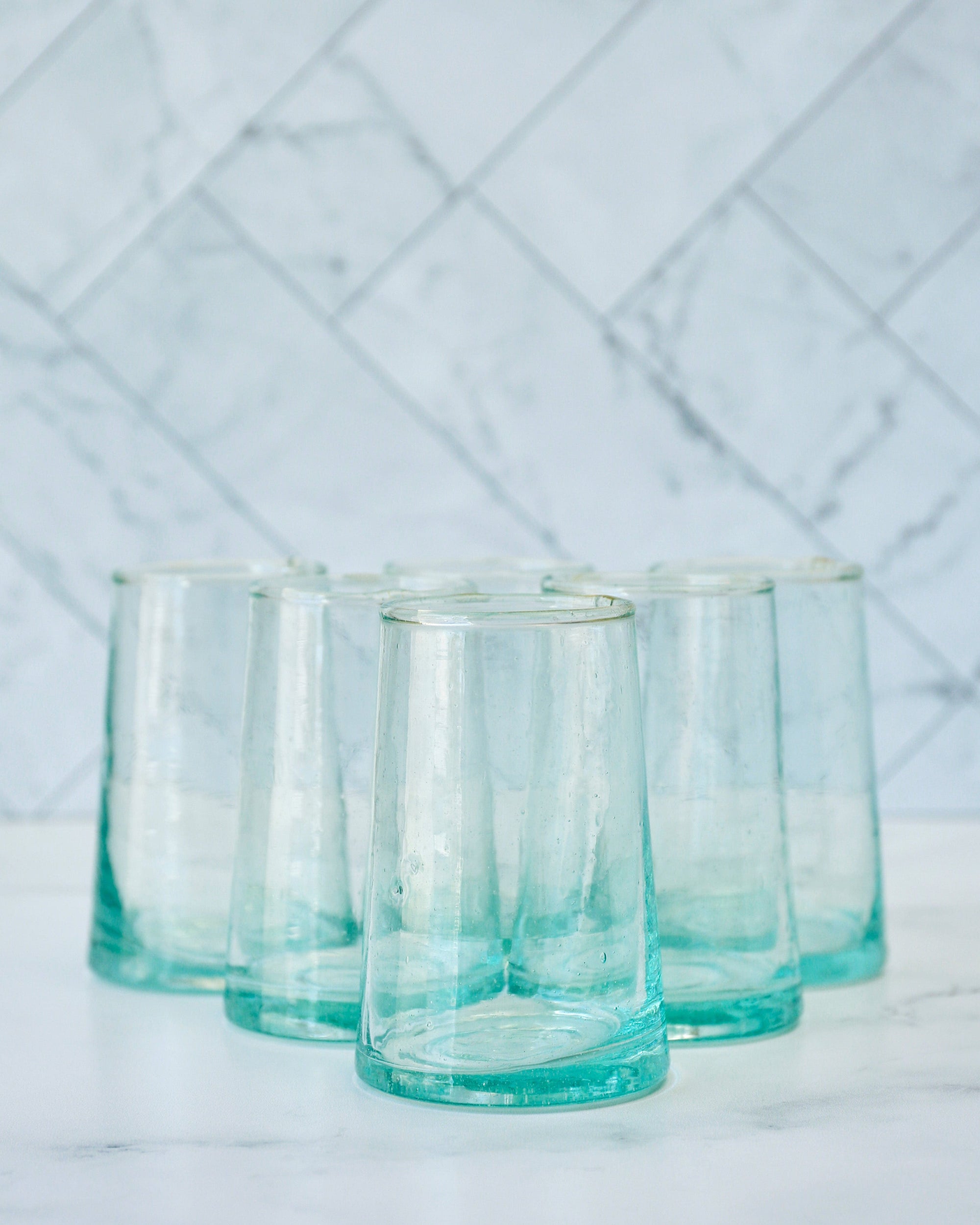 Glassware Clear Moroccan Cone Glassware (Set of 6) - Pop of Modern