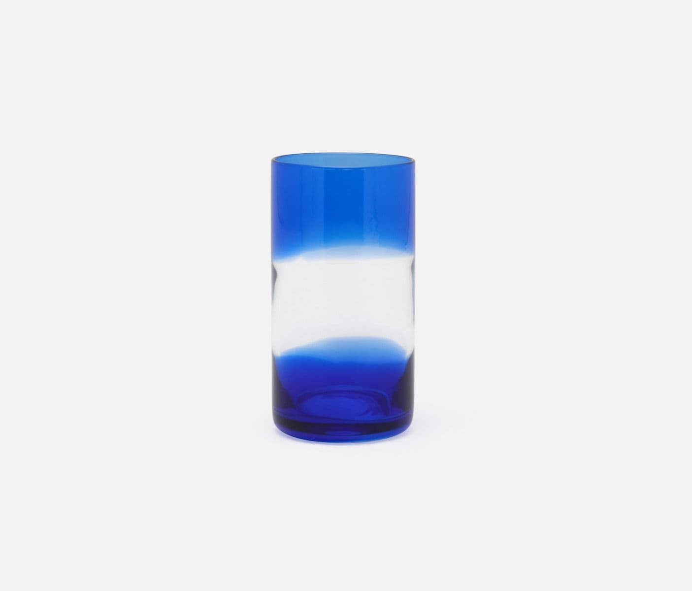 Glassware Nicolas Cobalt Blue Highball 14 oz - Pop of Modern