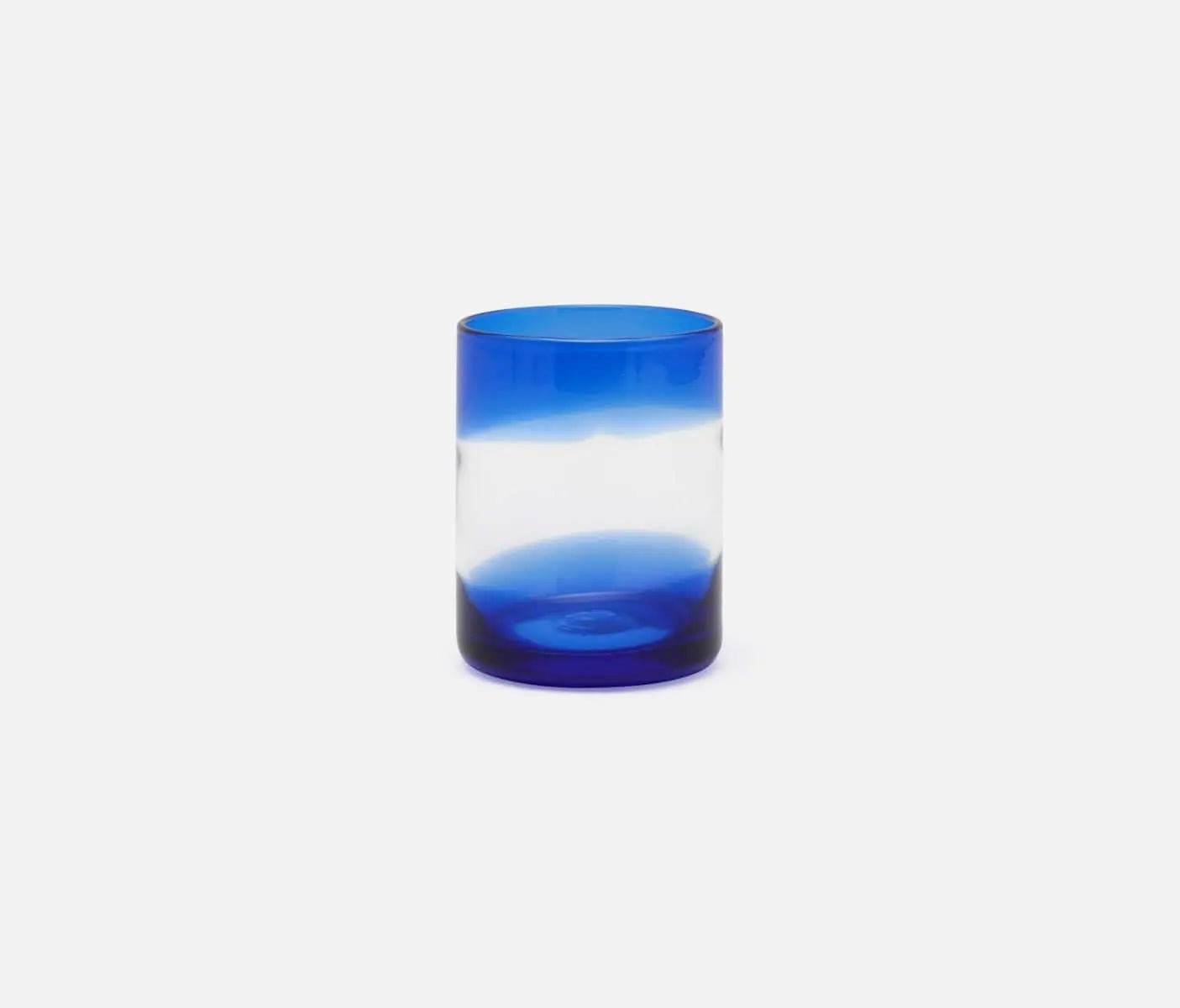 Glassware Nicolas Cobalt Blue Tumbler 14oz - Pop of Modern