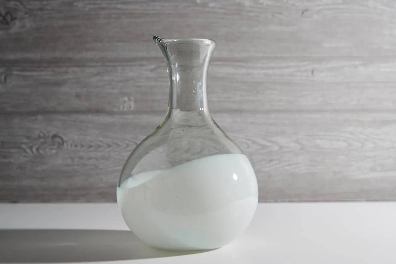 Serving Pitchers & Carafes Handblown Glass Carafe - Pop of Modern