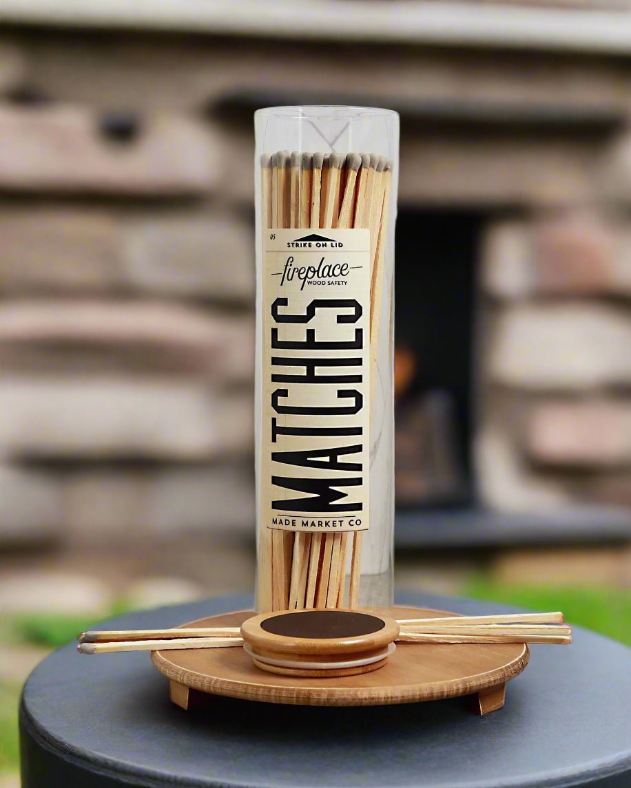 Large Apothecary Fireplace Matches - Pop Of Modern
