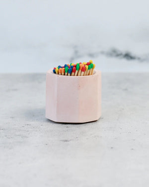 Matches Pink Match Stick Holder - Pop of Modern