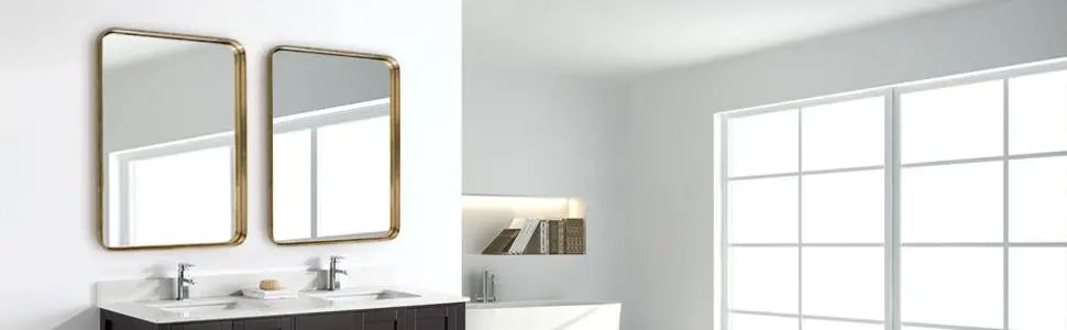 Wall Charmers Mirrow Gold (Bathroom) Mirror