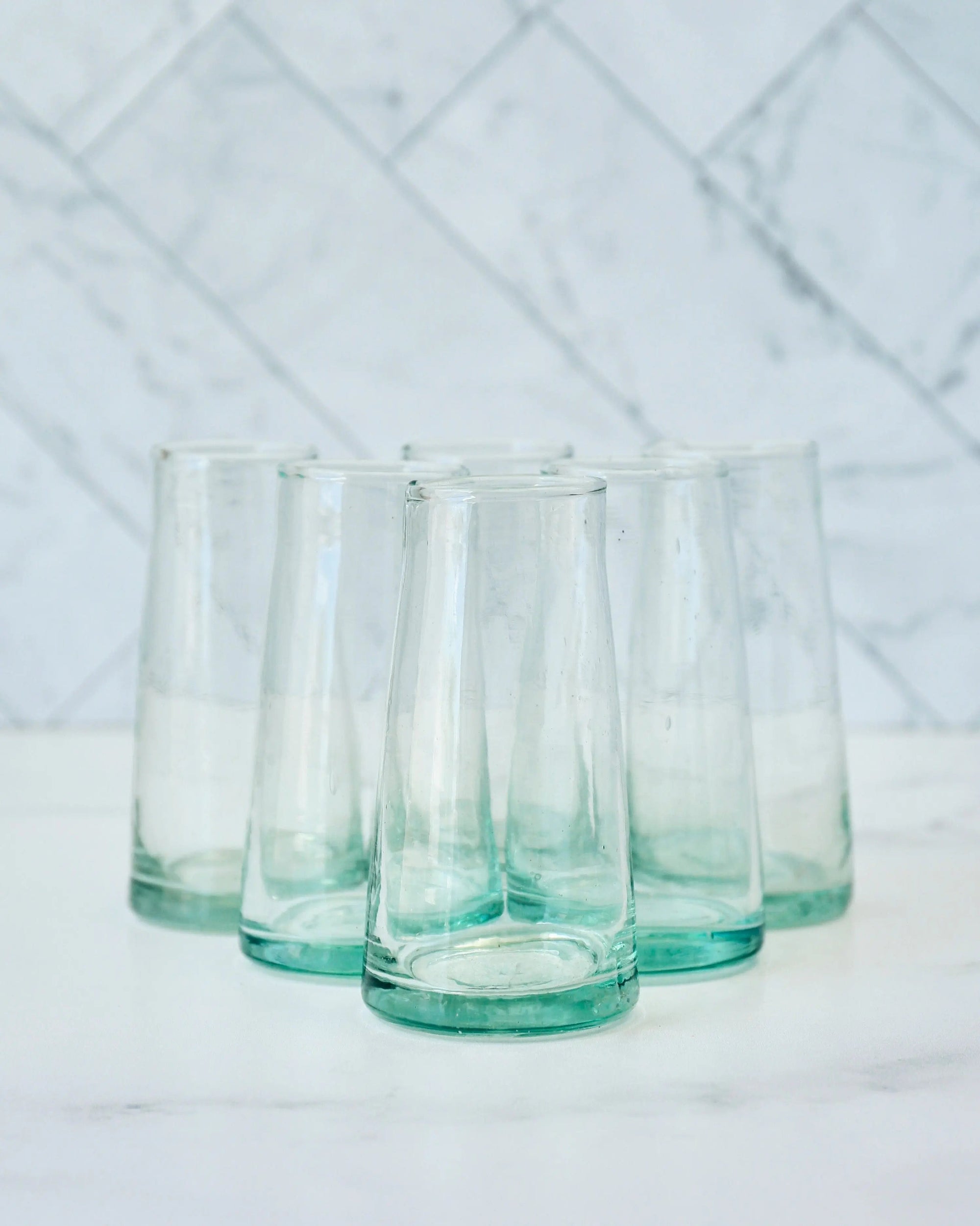 Glassware Moroccan Cone Champagne Glasses - Pop of Modern