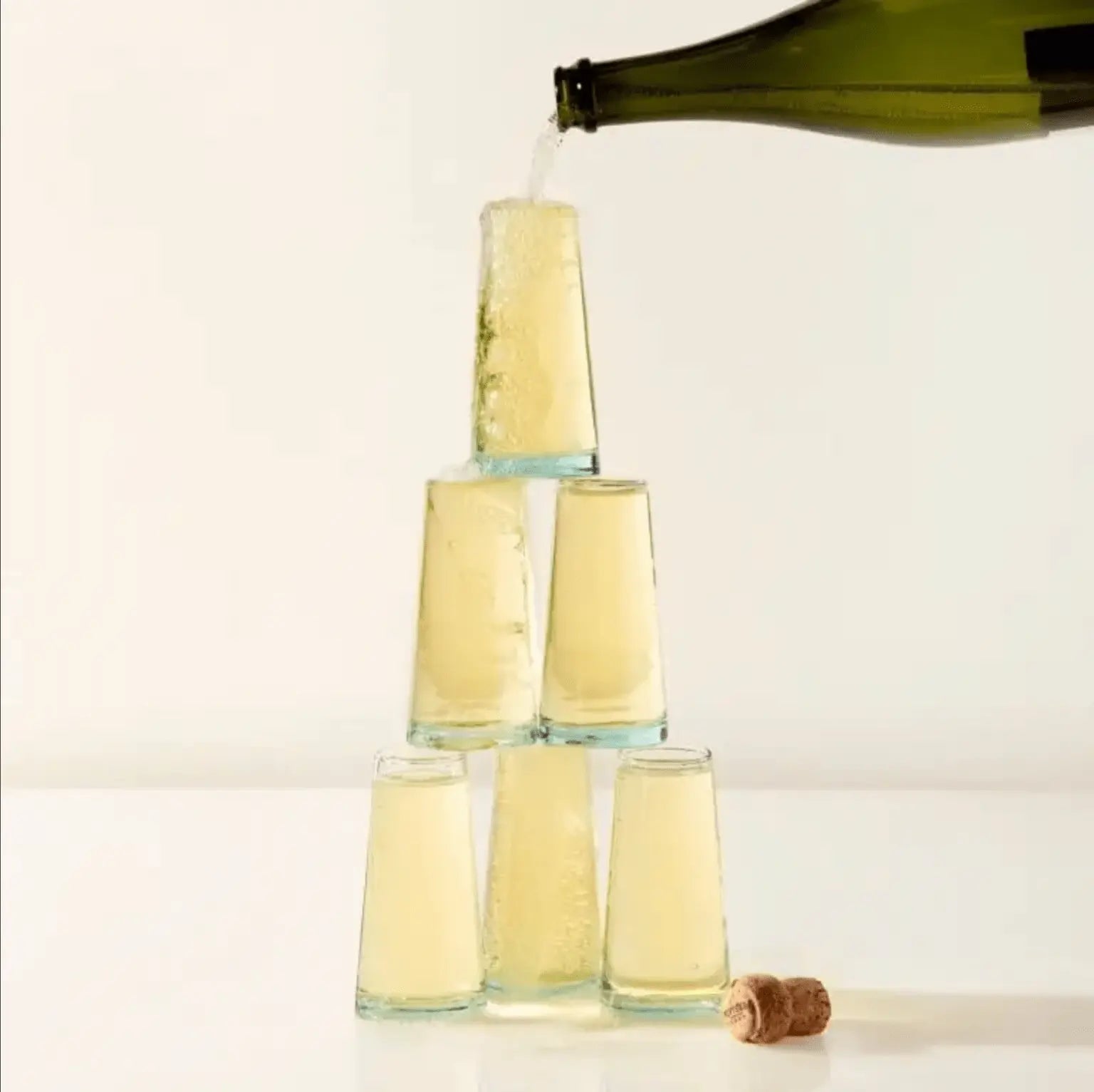 Glassware Moroccan Cone Champagne Glasses - Pop of Modern